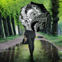 Piko Hawaiian Umbrella Monochrome Galaxy Spiral Plumeria Tribal Patterns