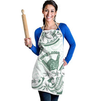 Aloha Hawaii Shaka Apron Hang Loose Mint Version - Polynesian Pride