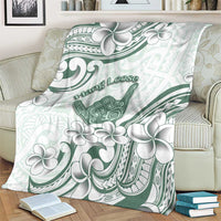 Aloha Hawaii Shaka Blanket Hang Loose Mint Version - Polynesian Pride