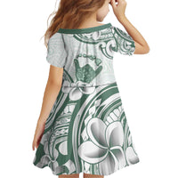 Aloha Hawaii Shaka Family Matching Off The Shoulder Long Sleeve Dress and Hawaiian Shirt Hang Loose Mint Version DT05 - Polynesian Pride