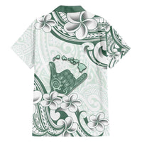 Aloha Hawaii Shaka Hawaiian Shirt Hang Loose Mint Version - Polynesian Pride
