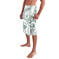 Aloha Hawaii Shaka Lavalava Hang Loose Mint Version - Polynesian Pride