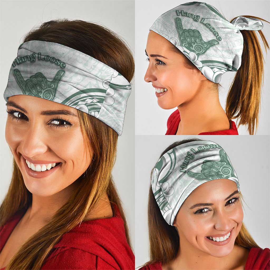 Aloha Hawaii Shaka Neck Gaiter Hang Loose Mint Version - Polynesian Pride
