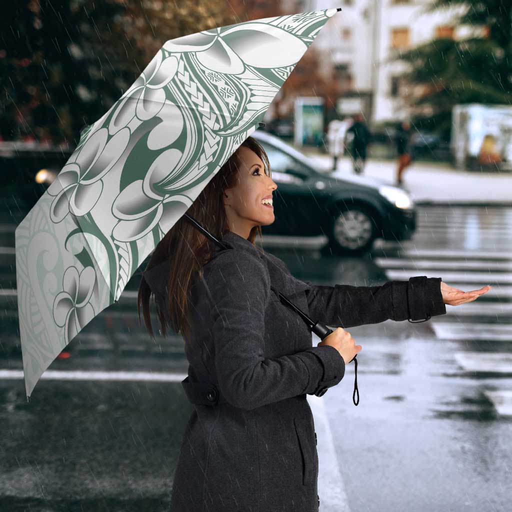 Aloha Hawaii Shaka Umbrella Hang Loose Mint Version - Polynesian Pride
