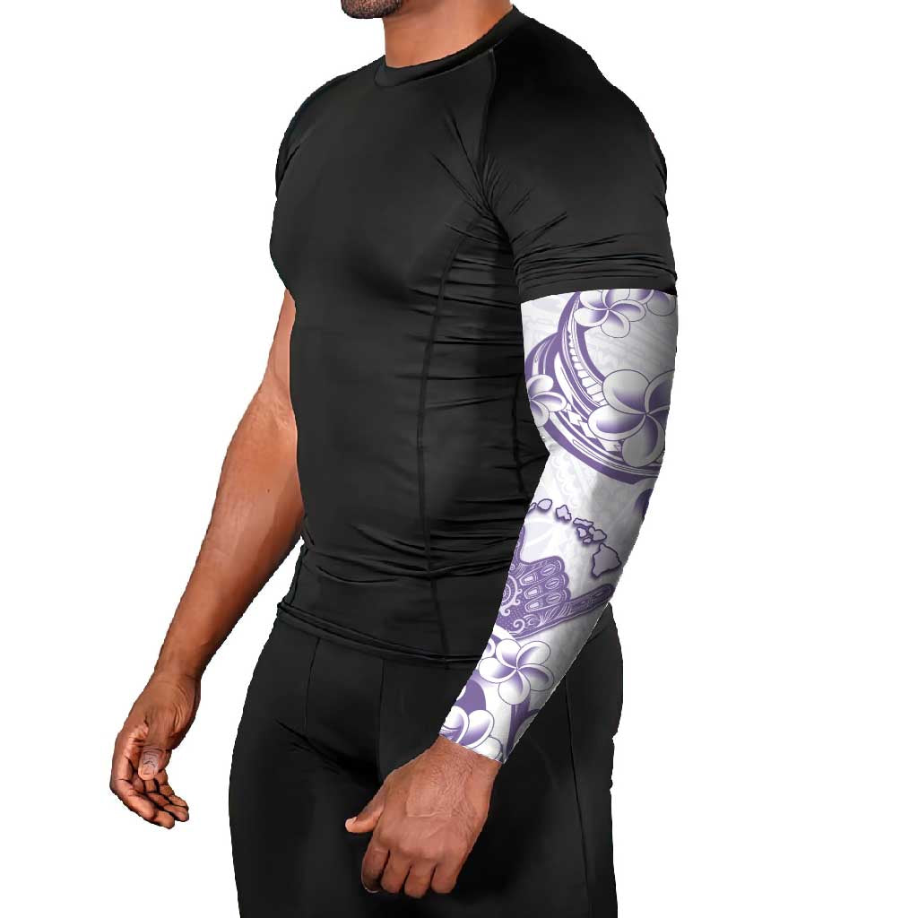 Aloha Hawaii Shaka Arm Sleeves Hang Loose Purple Version - Polynesian Pride