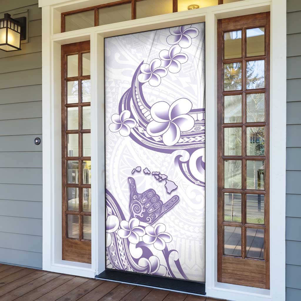 Aloha Hawaii Shaka Door Cover Hang Loose Purple Version - Polynesian Pride