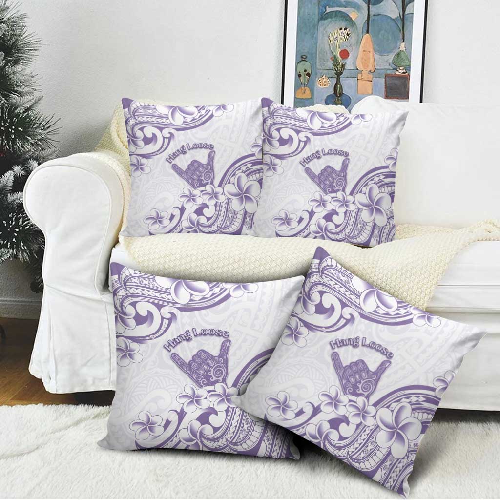 Aloha Hawaii Shaka Pillow Cover Hang Loose Purple Version - Polynesian Pride