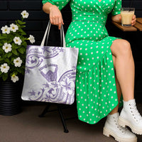 Aloha Hawaii Shaka Tote Bag Hang Loose Purple Version - Polynesian Pride