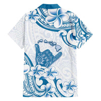 Aloha Hawaii Shaka Hawaiian Shirt Hang Loose Blue Version - Polynesian Pride