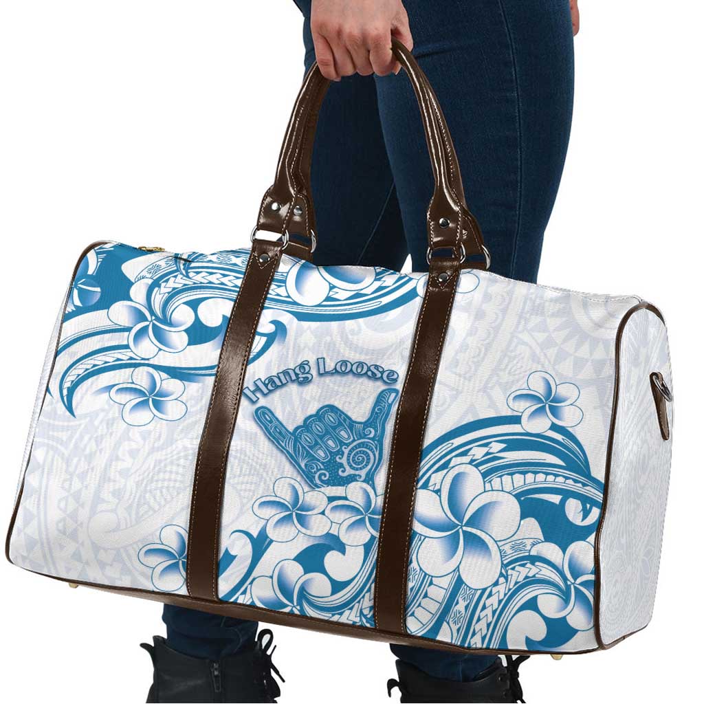 Aloha Hawaii Shaka Travel Bag Hang Loose Blue Version - Polynesian Pride