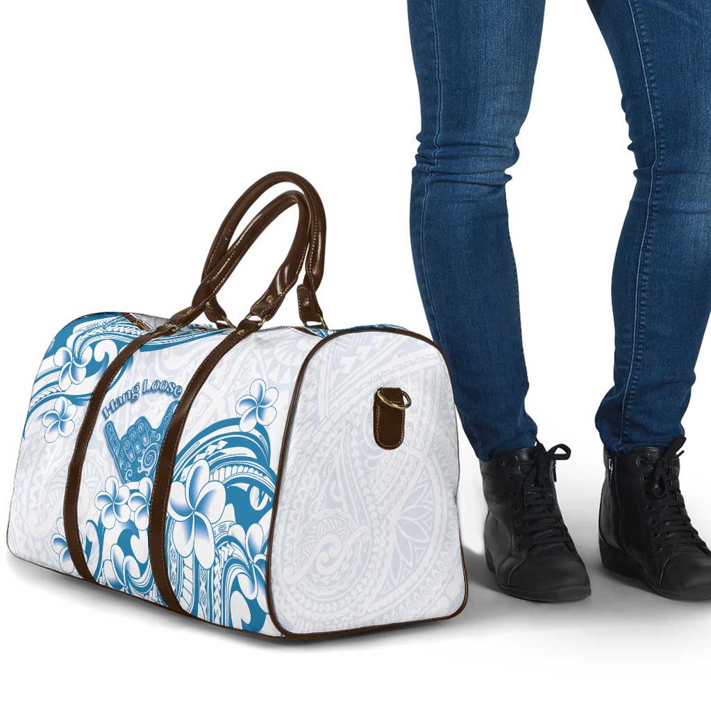 Aloha Hawaii Shaka Travel Bag Hang Loose Blue Version - Polynesian Pride