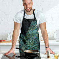 New Zealand Dart Apron Maori Fern With Paua Shell - Polynesian Pride