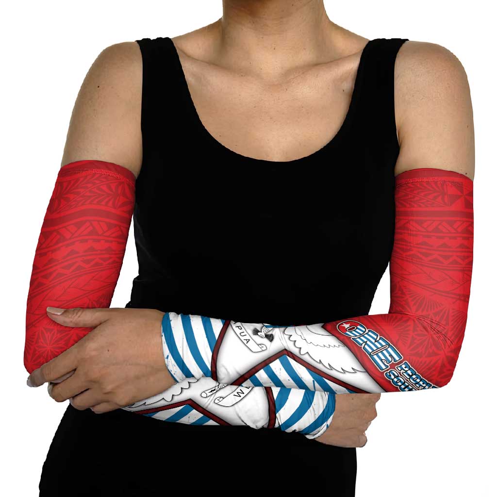 West Papua Morning Star Arm Sleeves One People One Soul - Polynesian Pride