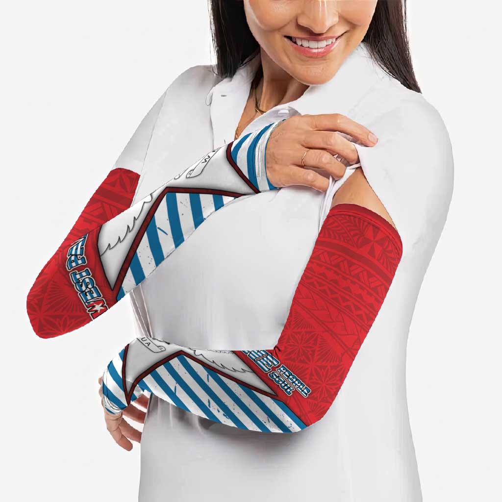 West Papua Morning Star Arm Sleeves One People One Soul - Polynesian Pride