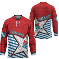 West Papua Morning Star Hockey Jersey One People One Soul - Polynesian Pride