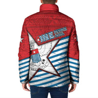 West Papua Morning Star Padded Jacket One People One Soul - Polynesian Pride