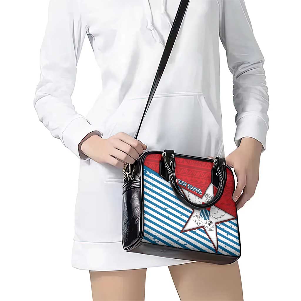 West Papua Morning Star Shoulder Handbag One People One Soul - Polynesian Pride
