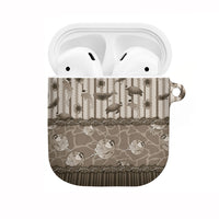Hawaii Christmas In July AirPods Case Beige Mele Kalikimaka Sea Animals DT05 Beige - Polynesian Pride