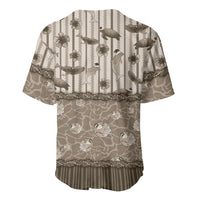 Hawaii Christmas In July Baseball Jersey Beige Mele Kalikimaka Sea Animals