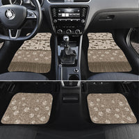Hawaii Christmas In July Car Mats Beige Mele Kalikimaka Sea Animals DT05 Set 4pcs Beige - Polynesian Pride