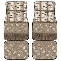 Hawaii Christmas In July Car Mats Beige Mele Kalikimaka Sea Animals DT05 - Polynesian Pride