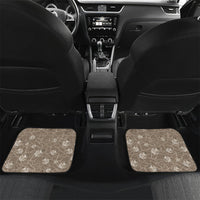 Hawaii Christmas In July Car Mats Beige Mele Kalikimaka Sea Animals DT05 Set 2pcs - Back Beige - Polynesian Pride