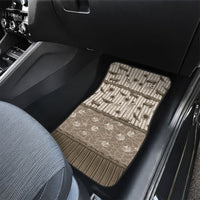 Hawaii Christmas In July Car Mats Beige Mele Kalikimaka Sea Animals DT05 - Polynesian Pride