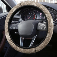 Hawaii Christmas In July Steering Wheel Cover Beige Mele Kalikimaka Sea Animals
