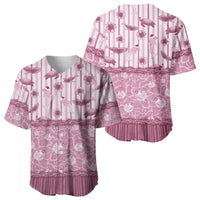Hawaii Christmas In July Baseball Jersey Dusty Pink Mele Kalikimaka Sea Animals