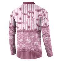 Hawaii Christmas In July Button Sweatshirt Dusty Pink Mele Kalikimaka Sea Animals DT05 - Polynesian Pride