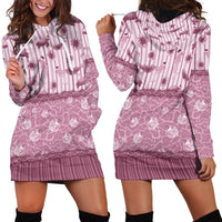 Hawaii Christmas In July Hoodie Dress Dusty Pink Mele Kalikimaka Sea Animals DT05 - Polynesian Pride