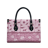 Hawaii Christmas In July Leather Bag Dusty Pink Mele Kalikimaka Sea Animals DT05 - Polynesian Pride