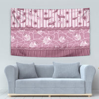 Hawaii Christmas In July Tapestry Dusty Pink Mele Kalikimaka Sea Animals DT05 - Polynesian Pride