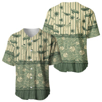 Hawaii Christmas In July Baseball Jersey Olive Green Mele Kalikimaka Sea Animals DT05 - Polynesian Pride