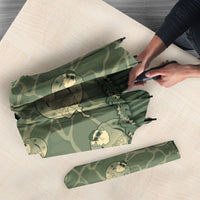 Hawaii Christmas In July Umbrella Olive Green Mele Kalikimaka Sea Animals DT05 - Polynesian Pride