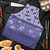 Hawaii Christmas In July Apron Amethyst Purple Mele Kalikimaka Sea Animals DT05 Purple - Polynesian Pride