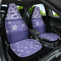 Hawaii Christmas In July Car Seat Cover Amethyst Purple Mele Kalikimaka Sea Animals
