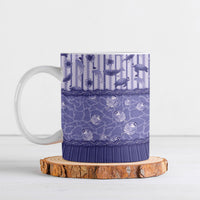 Hawaii Christmas In July Ceramic Mug Amethyst Purple Mele Kalikimaka Sea Animals DT05 Purple - Polynesian Pride