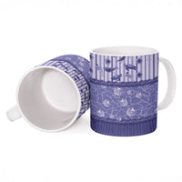 Hawaii Christmas In July Ceramic Mug Amethyst Purple Mele Kalikimaka Sea Animals DT05 - Polynesian Pride