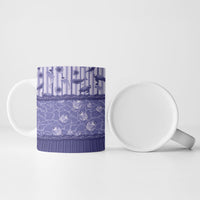 Hawaii Christmas In July Ceramic Mug Amethyst Purple Mele Kalikimaka Sea Animals DT05 - Polynesian Pride