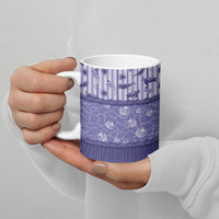 Hawaii Christmas In July Ceramic Mug Amethyst Purple Mele Kalikimaka Sea Animals DT05 - Polynesian Pride