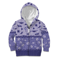Hawaii Christmas In July Kid Hoodie Amethyst Purple Mele Kalikimaka Sea Animals
