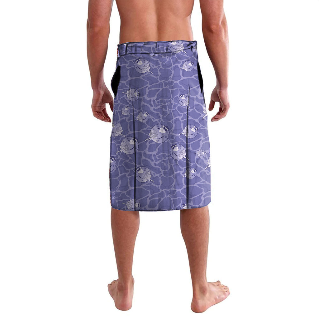 Hawaii Christmas In July Lavalava Amethyst Purple Mele Kalikimaka Sea Animals