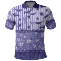 Hawaii Christmas In July Polo Shirt Amethyst Purple Mele Kalikimaka Sea Animals DT05 Purple - Polynesian Pride