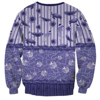 Hawaii Christmas In July Sweatshirt Amethyst Purple Mele Kalikimaka Sea Animals DT05 - Polynesian Pride