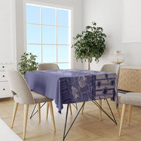 Hawaii Christmas In July Tablecloth Amethyst Purple Mele Kalikimaka Sea Animals DT05 - Polynesian Pride