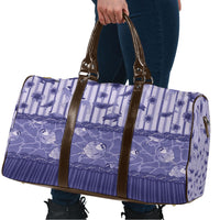 Hawaii Christmas In July Travel Bag Amethyst Purple Mele Kalikimaka Sea Animals DT05 - Polynesian Pride