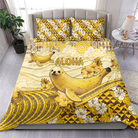 Hawaii Banana Seal Bedding Set Ilio Holo I Ka Uaua Aloha