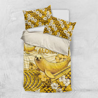 Hawaii Banana Seal Bedding Set Ilio Holo I Ka Uaua Aloha
