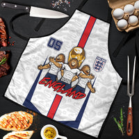 Custom England Football Apron Three Lions Trophy St George Cross
